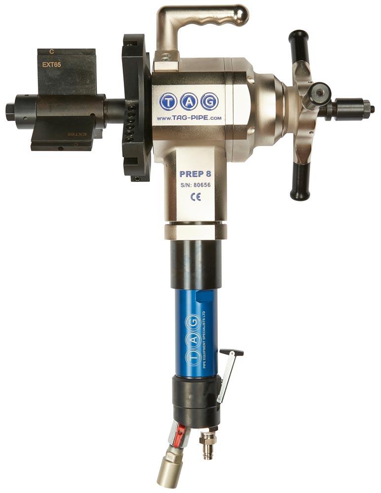 Tragbare Rohranfasmaschine Prep8, pneumatisch