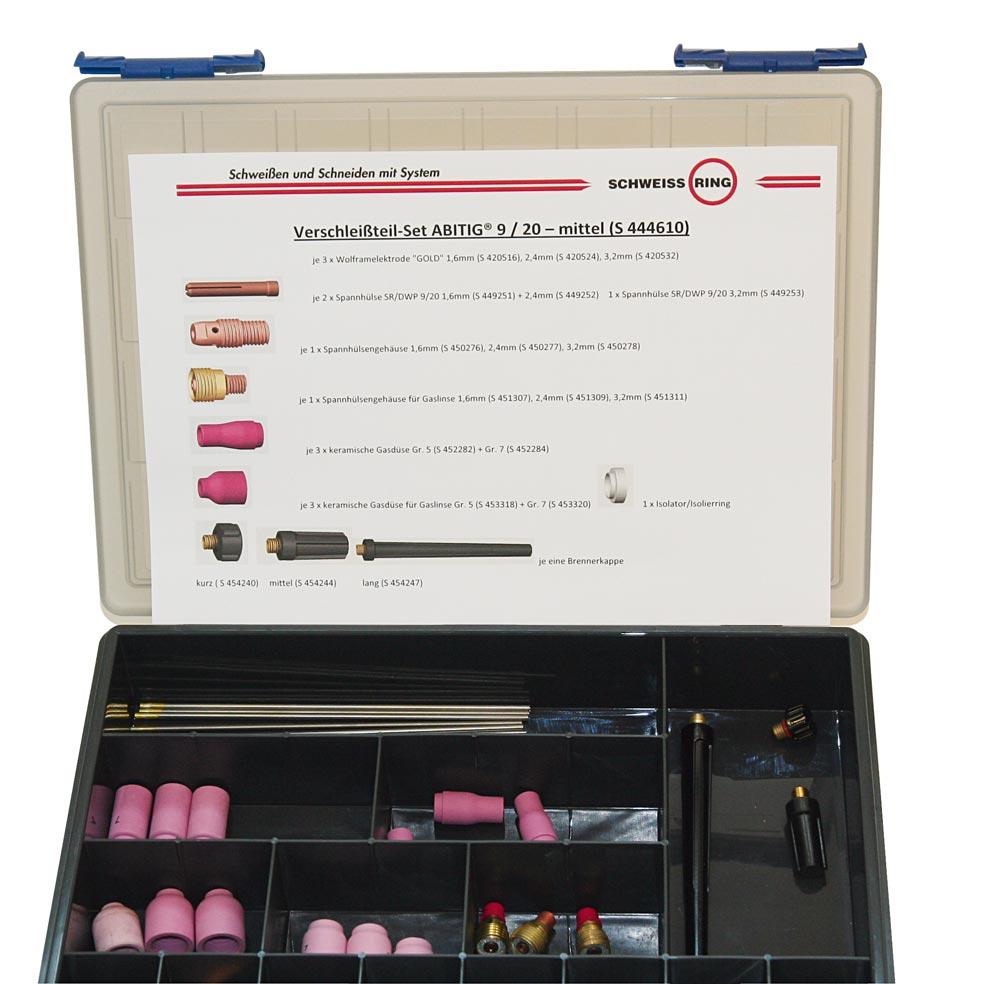 Verschleißteile-Set ABITIG 9+20, 37 teilig