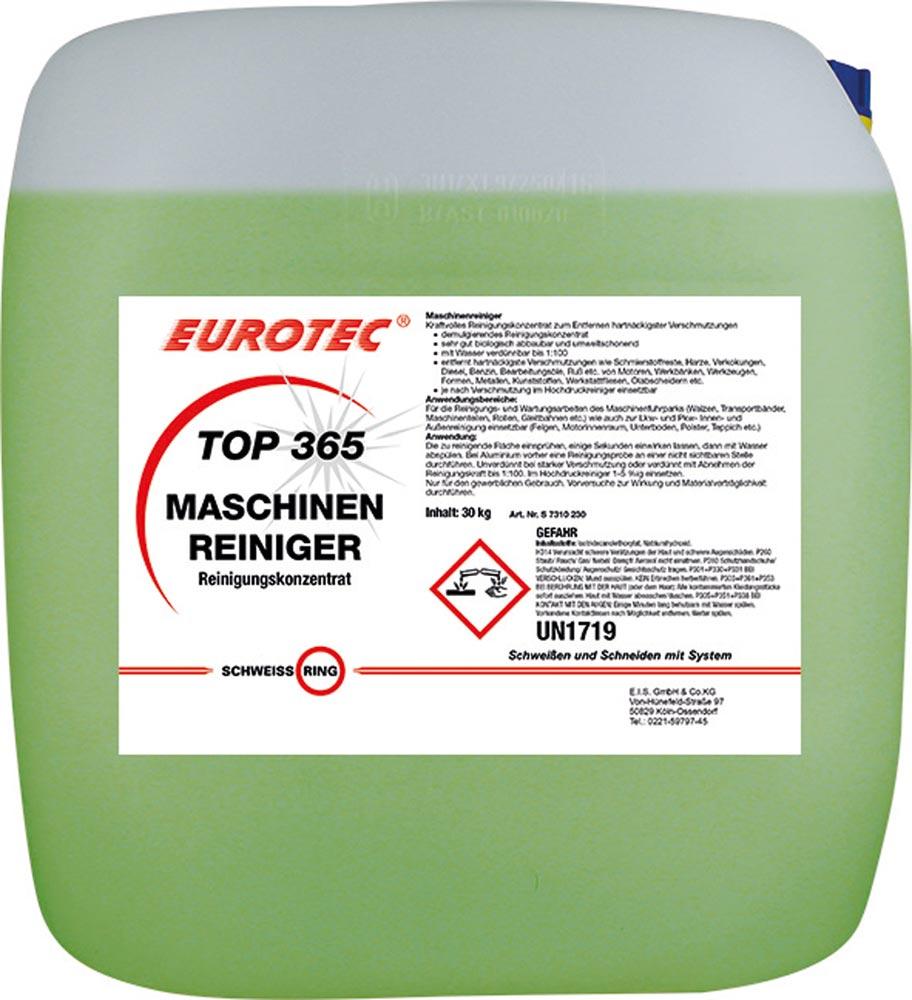 EUROTEC TOP 365 Maschinenreiniger, Kanister a 30 Liter