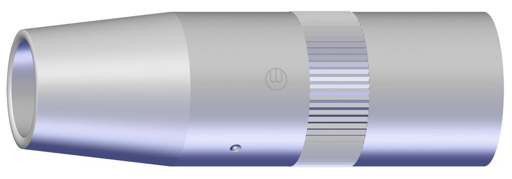 Gasdüse, konisch, NW 12,5, Länge 62 mm, für W T 340