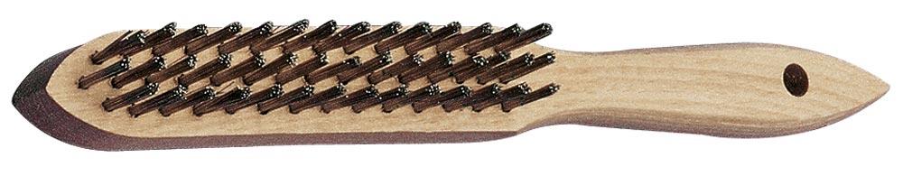 Handdrahtbürste V2A, 2-reihig