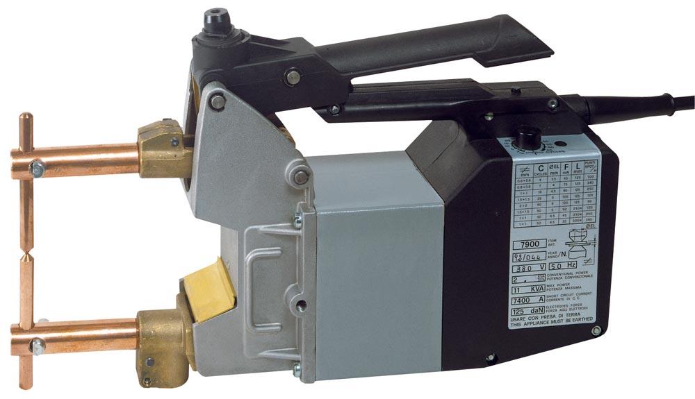 TECNA Punktschweißzange 7900 kpl. mit Arme, Elektroden + Elektrodenhalter