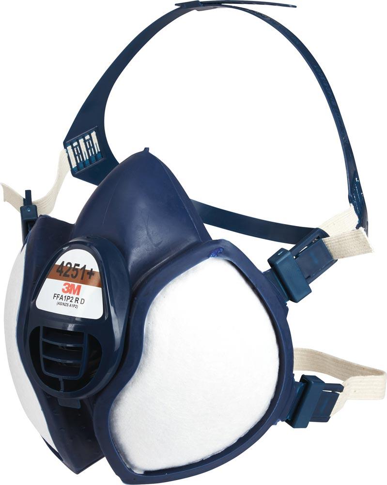 Lösemittelmaske 4251+ EN 405:2001 + A1:2009 FFA1 P2 RD einzeln verpackt