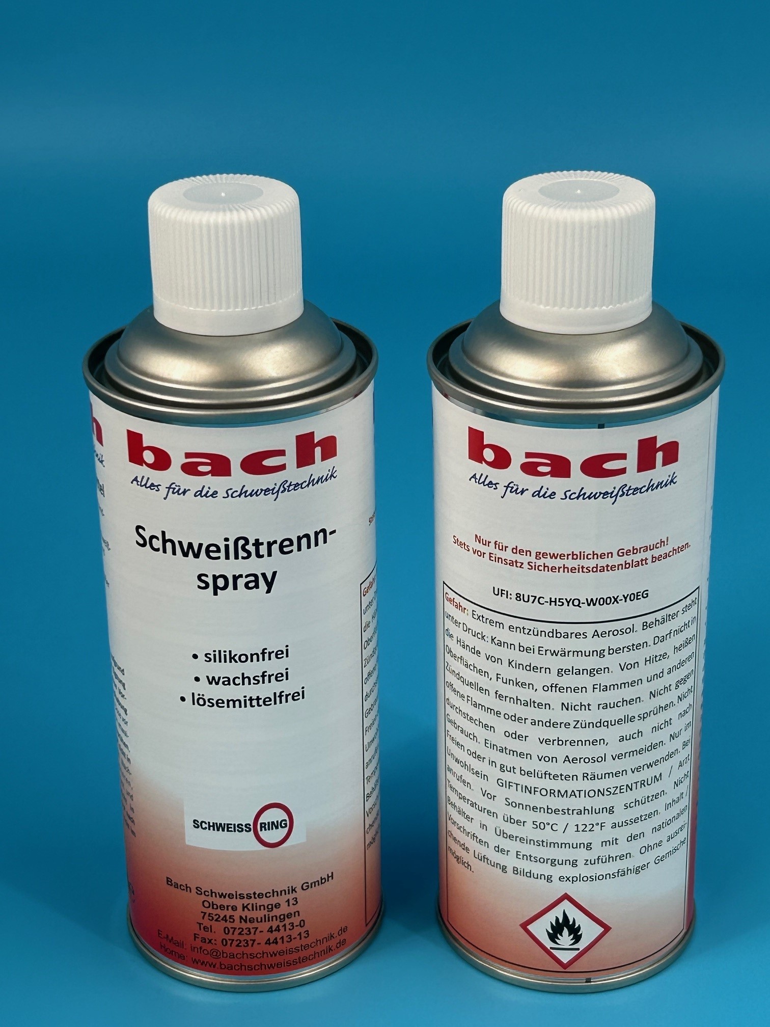 "BACH" Schweißtrennspray silikonfrei, Dose a 400 ml