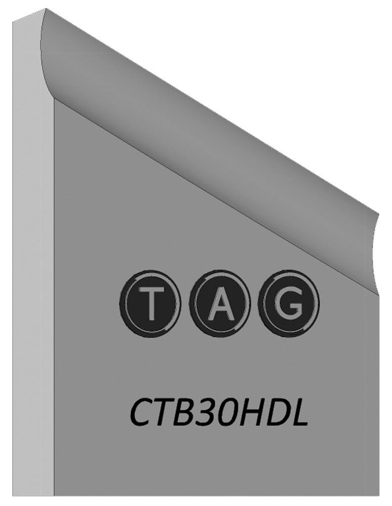 Anfasmesser 30 Grad, 10 mm breit, Heavy Duty Large, Set a 3 Stück