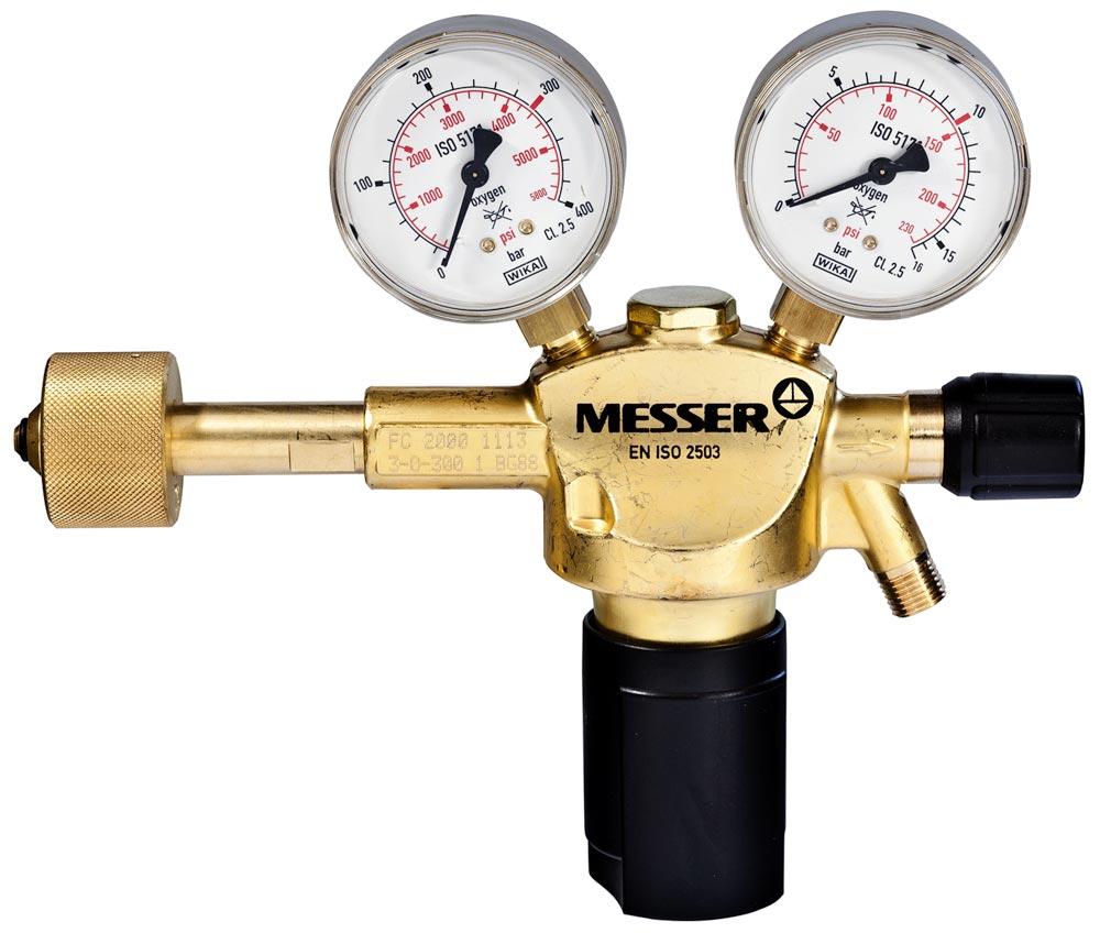 Flaschendruckminderer 300 bar, Sauerstoff, HD 10 bar, G1/4 Zoll