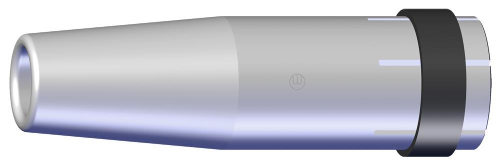 Gasdüse, stark konisch, NW 12, Länge 84 mm, für MB 36