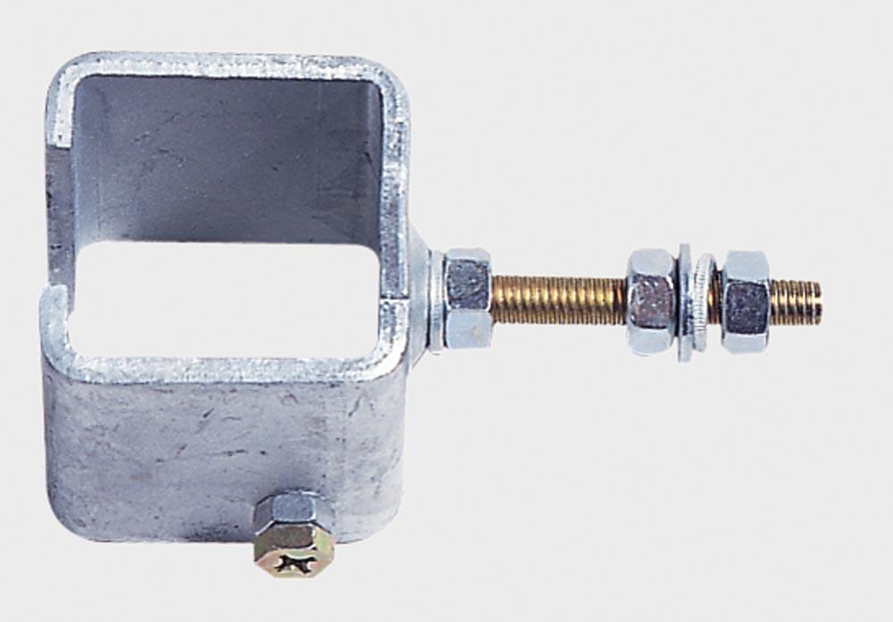 Universal-Schienenhalter, verzinkt, für C-Profil 40 x 40 mm