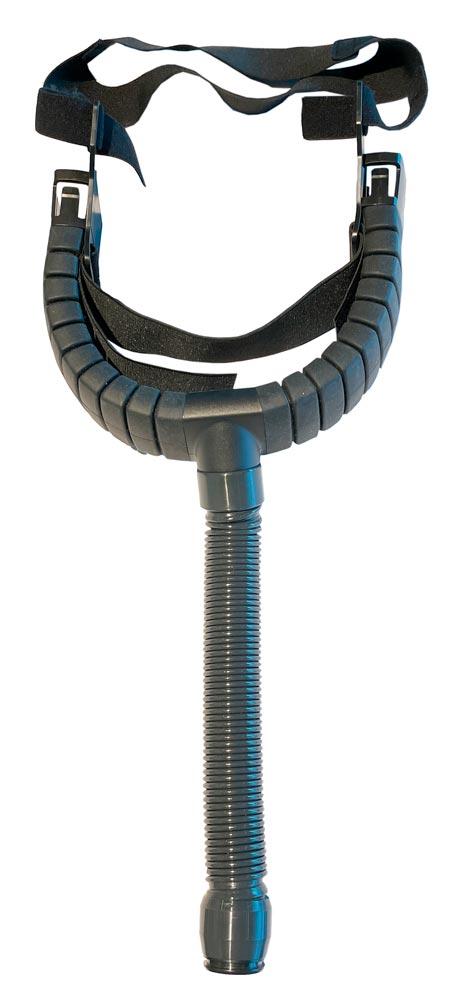 Y-Luftschlauch swiss air, inkl. Zufuhrschlauch, Kopf- und Nackenband, schwarz