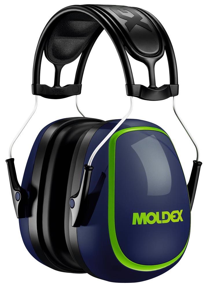 Kapselgehörschutz Moldex M5 mit Kopfbügel, SNR 34 dB(A), blau