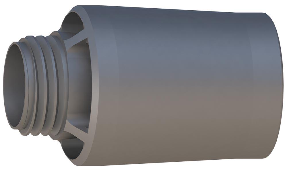 Absaugdüse Standard, M24/M32x1,5, Länge 62 mm, u. a. für xFUME PRO 36/501