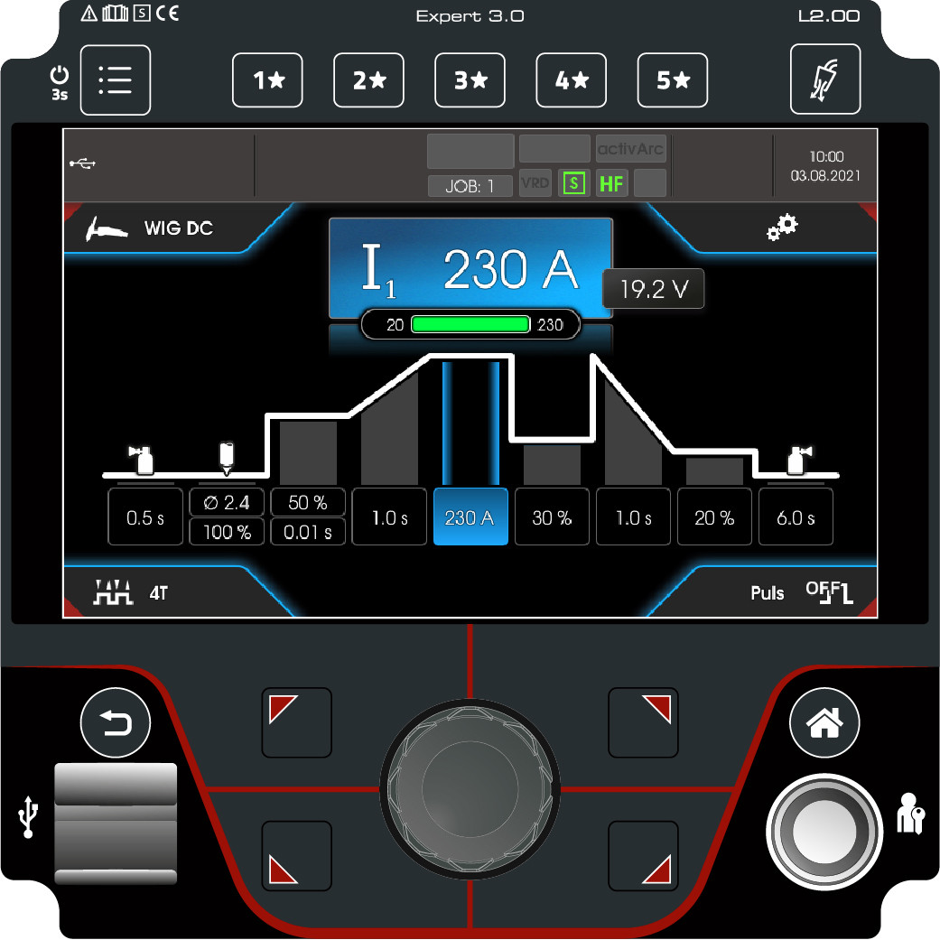 WIG Schweißgerät EWM Tetrix XQ 230 puls AC/DC Expert 3.0 8P luftgekühlt Komplettset