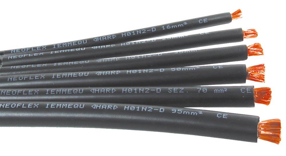 Gummi-Schweißkabel 25 qmm