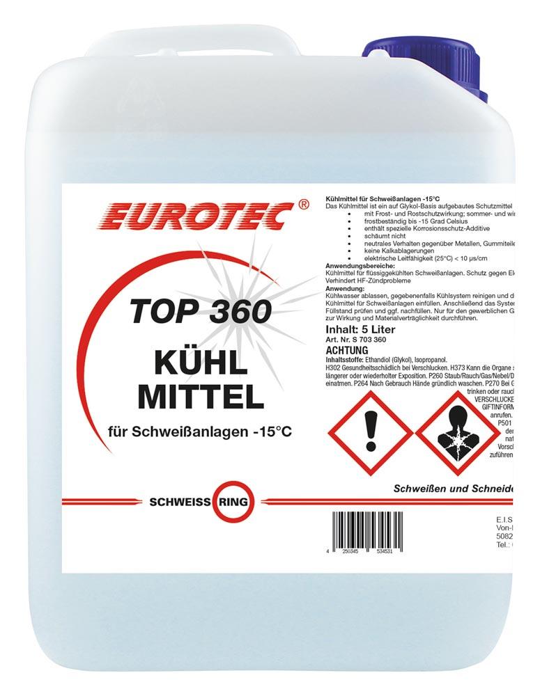 EUROTEC TOP 360 Kühlmittel, Kanister a 5 l