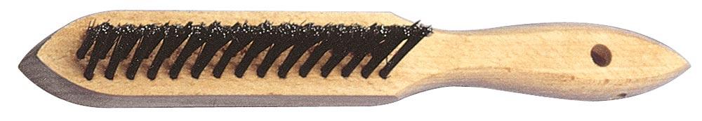 Kehlnahtbürste 3-reihig, rostfreier Stahldraht