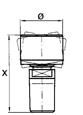 Kugelelektrode mit Messingeinsatz Nr. 43 MK 1, Durchm. 30 mm