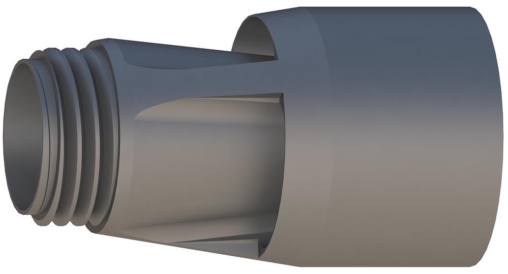 Absaugdüse Verjüngt, M24/M32x1,5, Länge 62 mm, u. a. für xFUME PRO 36/501
