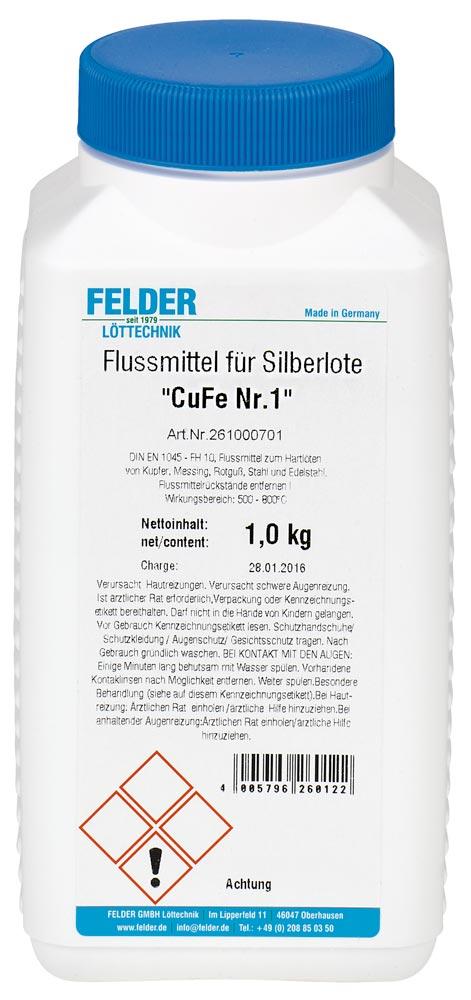 Flußmittel für Silberlote SL-Paste, Flaschen 1000 g