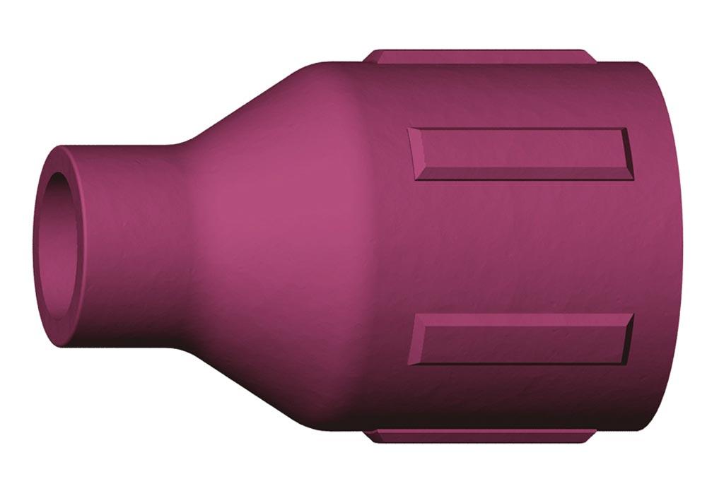 Keramische Gasdüse ABITIG GRIP 150/200/260W/450W 50 mm JUMBO f. Gasdiffusor 16,0 mm