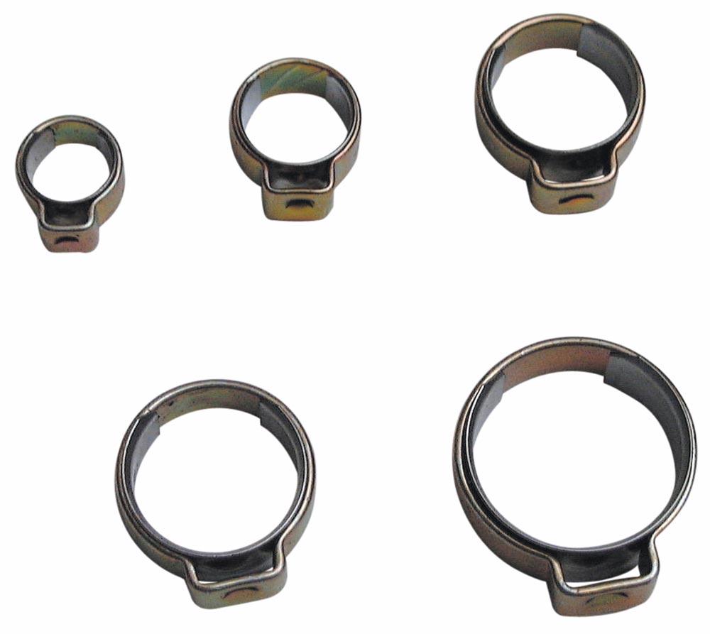 Einohr-Schlauchklemme 9,5 mm mit Einlage