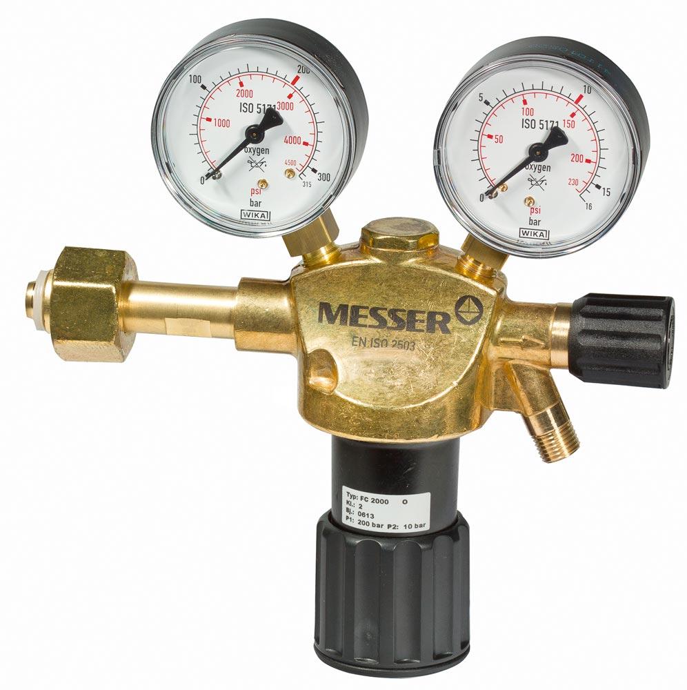 Flaschendruckminderer Edelgas,CO2, 10 bar