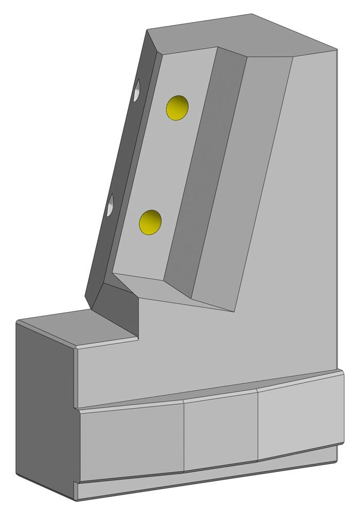 Schneidwerkzeug Innenanfasen 15 Grad, groß