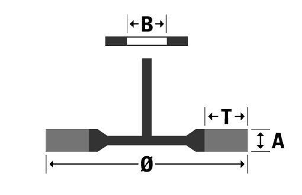 Rundbürste Ø 75 mm 6 mm Drahtstärke 0,5 mm Stahl 12 mm 20000 min-