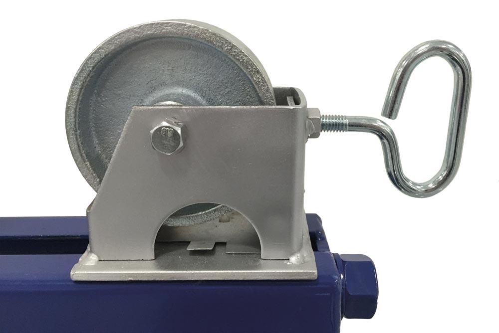 Satz ( 1 Paar) Stahlräder für Rohrbock und Tischmodell