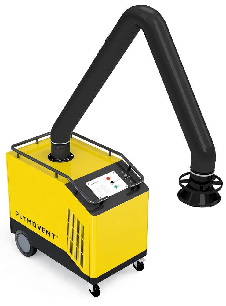 Schweißrauch-Absauggerät MobilePro W3 mit Absaugarm in Rohrausführung, 2m