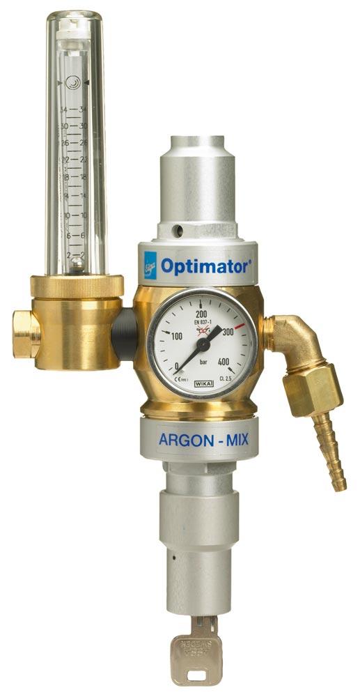 Druckregler Optimator 0-34 L, Argon/mix, m. Schloss