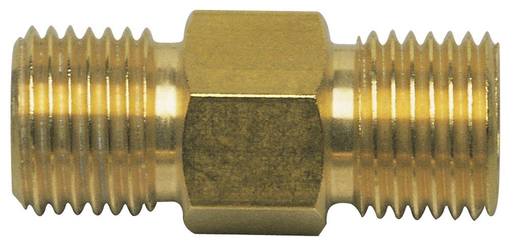 Doppelnippel, Acetylen, G 3/8 ZollLH x 3/8 Zoll LH