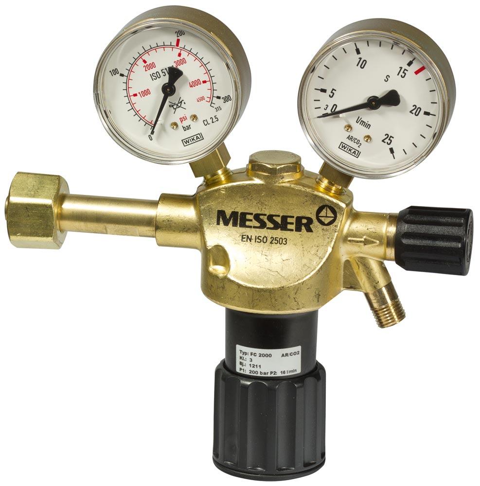 Flaschendruckminderer Argon/CO2, 16 l/Min.