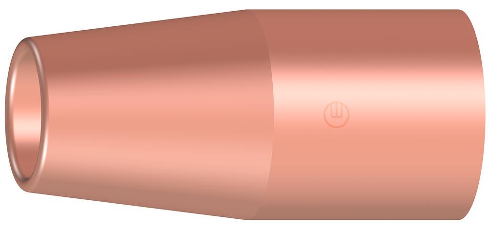 Gasdüse, konisch (lang), NW 15,5, Länge 55,5 mm, vernickelt, für xFUME PRO 36/501