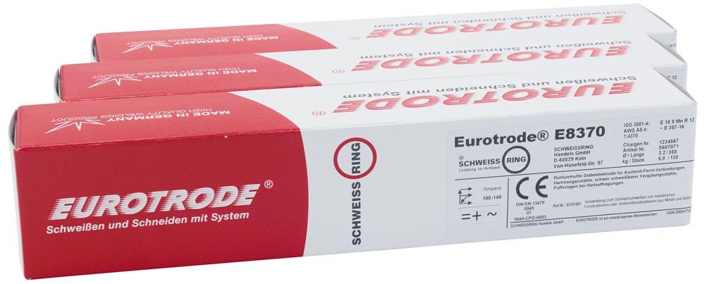 EUROTRODE Schweißelektrode Edelstahl 1.4370 E8370 2,5x300 mm