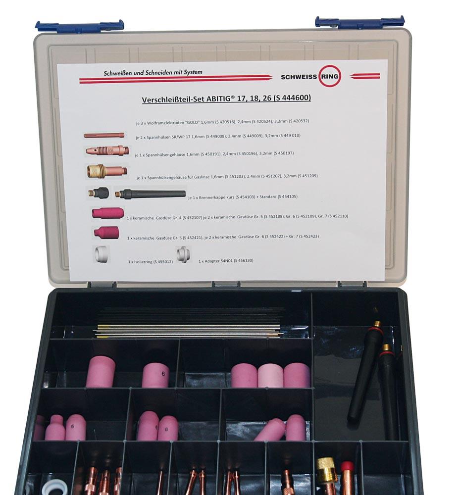 Verschleißteile-Set ABITIG 17,18,26, 37 teilig