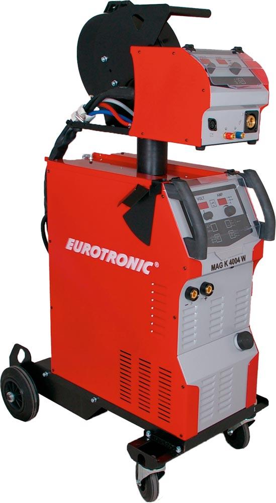 MIG/MAG-Schweißgerät EUROTRONIC K 4004 W inkl. 5m-Zwischenschlauchpaket