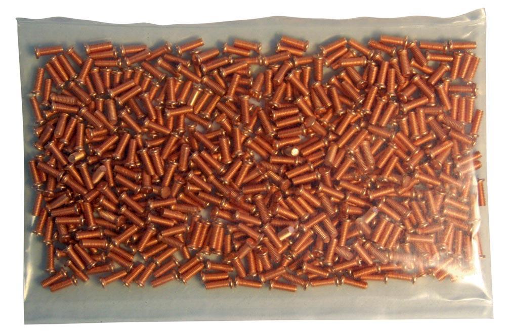 Schweißbolzen M6 x 20 für Stahl, VE a 500 Stück