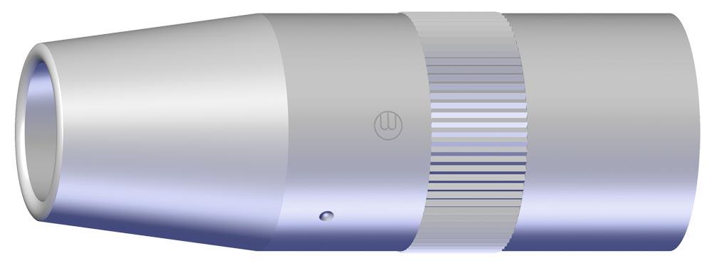 Gasdüse, konisch, NW 16, Länge 66 mm für W T 540
