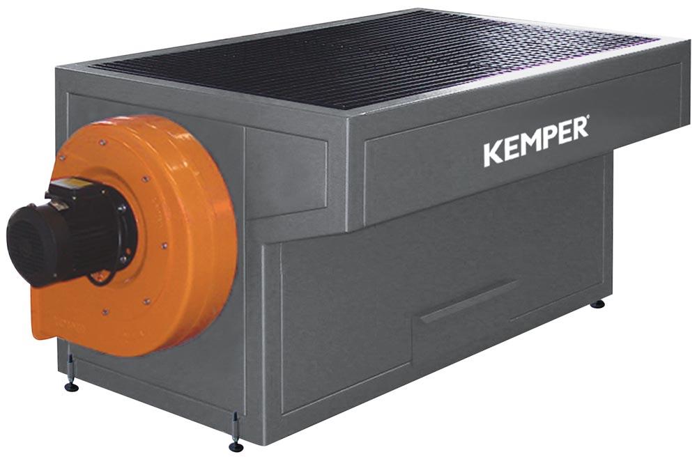 Schweißtisch mit Ventilator 1,1 kW/3x400 V/50Hz, Ventilatorleistung 2200 cbm/h