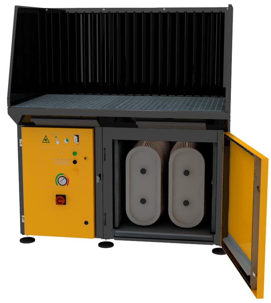 Absaugtisch DRAFTMAX ULTRA mit W3-Zertifizierung