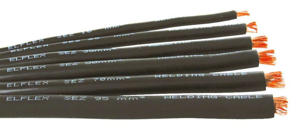 Schweißkabel PVC-Isolierung 95 qmm