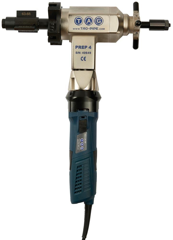 Tragbare Rohranfasmaschine Prep4, elektrisch TP4E