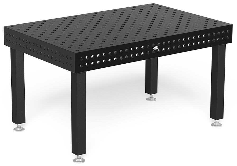 Schweißtisch Extreme 8.7, System 22, 1500x1000x150 mm, plasmanitriert, Fuß Grundausstattung 700