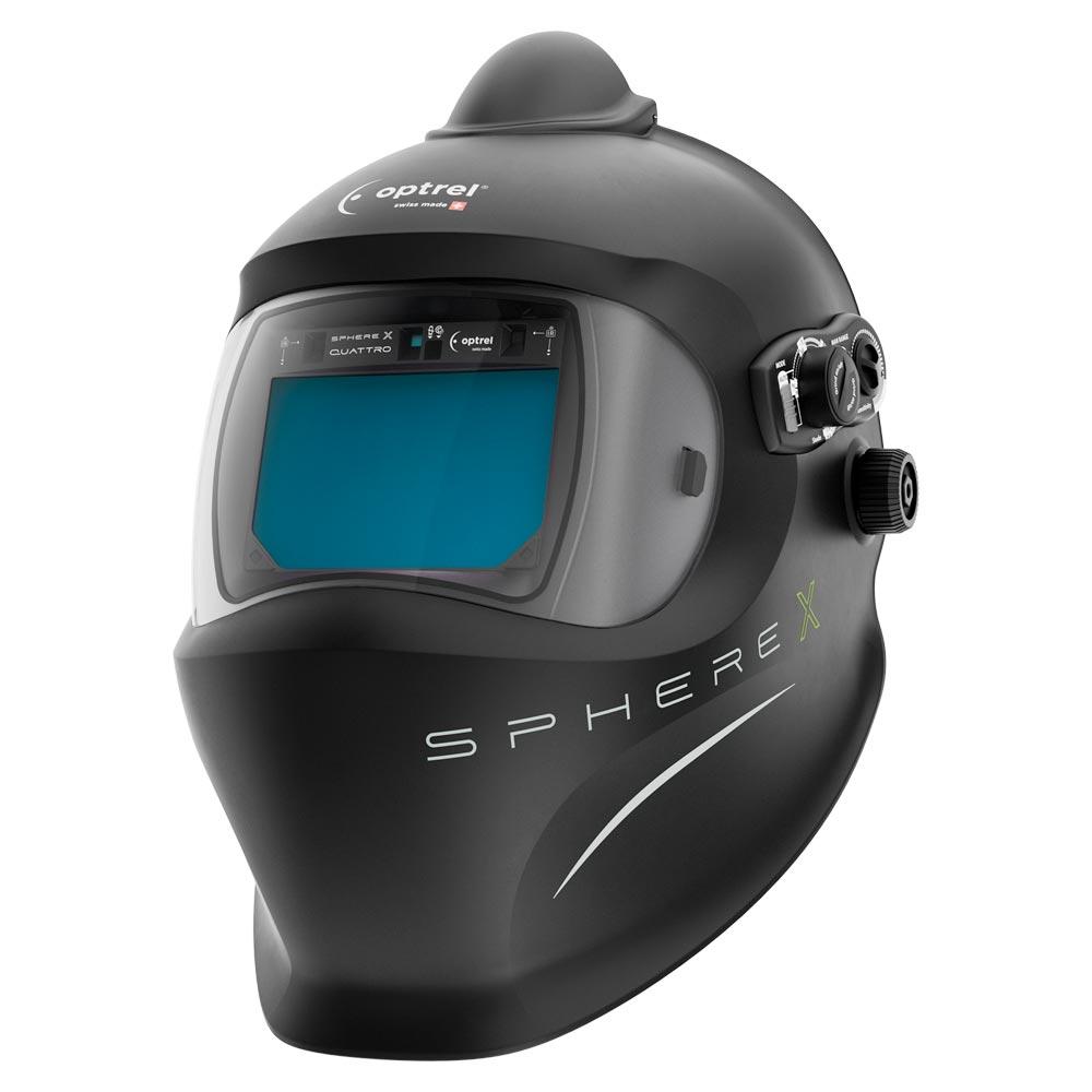 Frischluftschweisshelm sphere X quattro pure air schwarz
