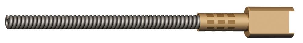 Brennerhalsspirale Standard für T-Brenner, für Draht-Dm. 1,0-1,2 mm, für ABIMIG