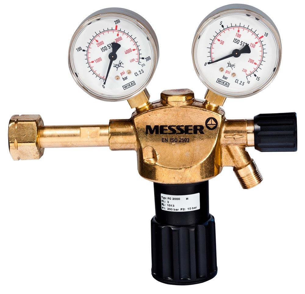 Flaschendruckminderer Prüfgas, 10 bar