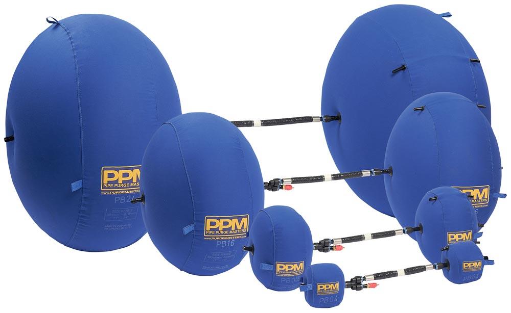 Rohrspülsystem Purge Bag, 2 Zoll, Rohrinnen-Drm. 50 mm