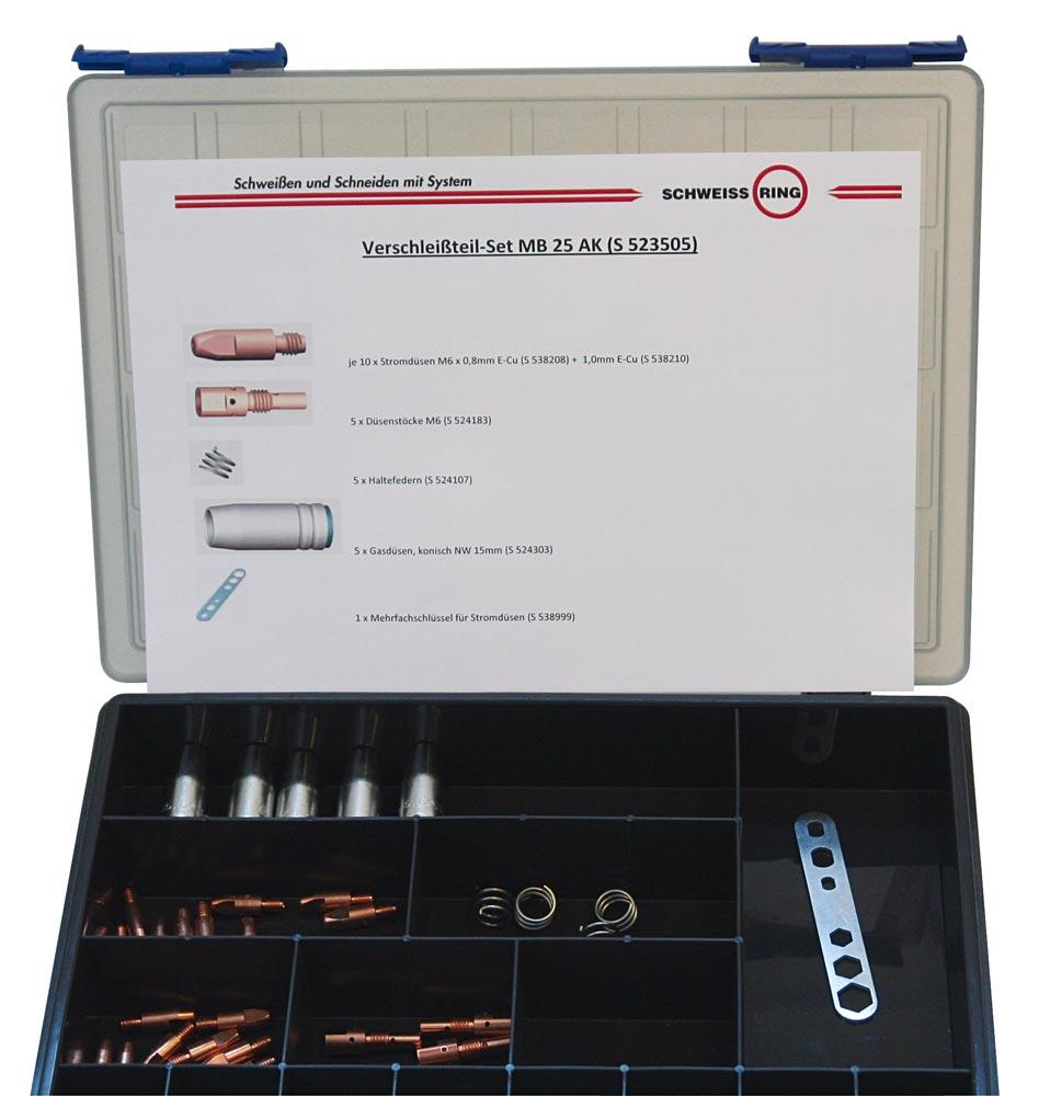 Verschleißteile-Set MB 25 AK, 37 Teile