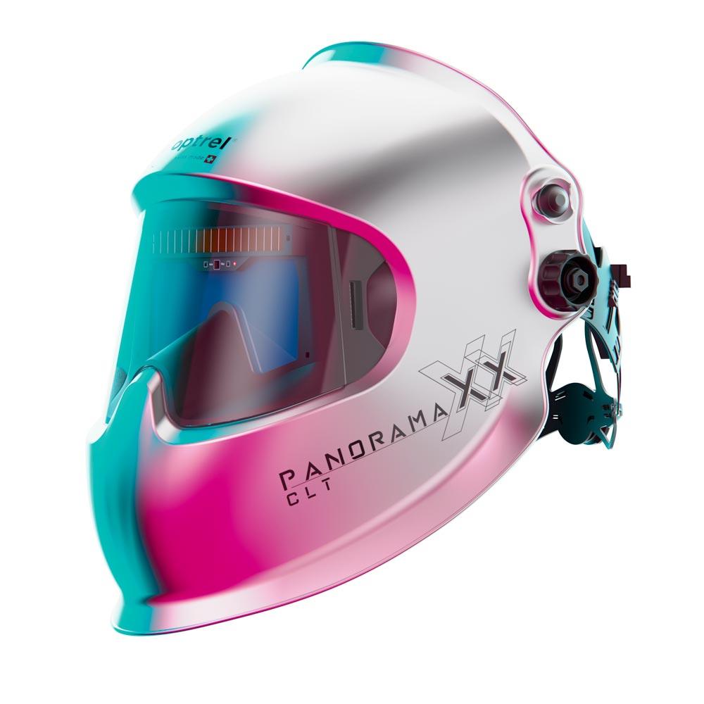 Automatik-Schweißhelm panoramaxx clt, mit var. Schutzstufe ShadeTronic 2.0/4-12, silber