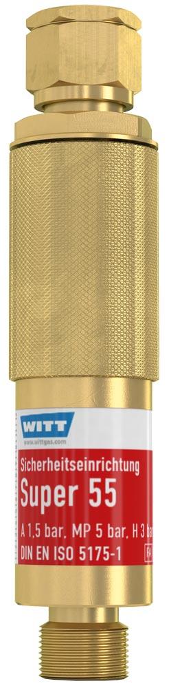 Sicherungsautomat SUPER 55 für Brenngase, G 3/8